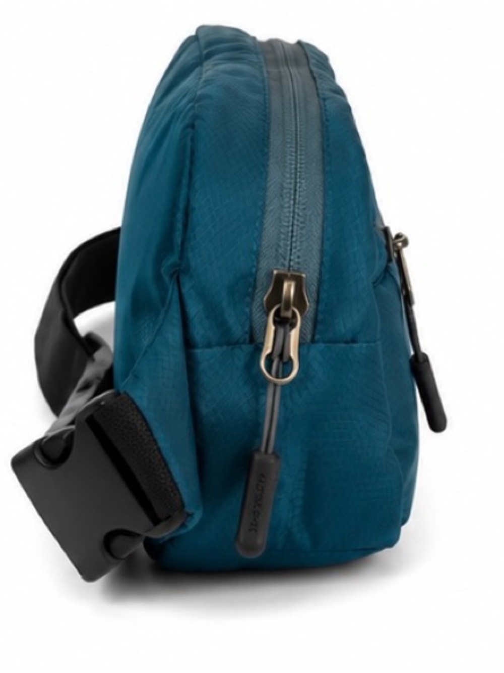 Travelon Teal Lightweight Belt Bag / Fanny Pack Crossbody with Front Zip Pocket - Picture 3 of 5